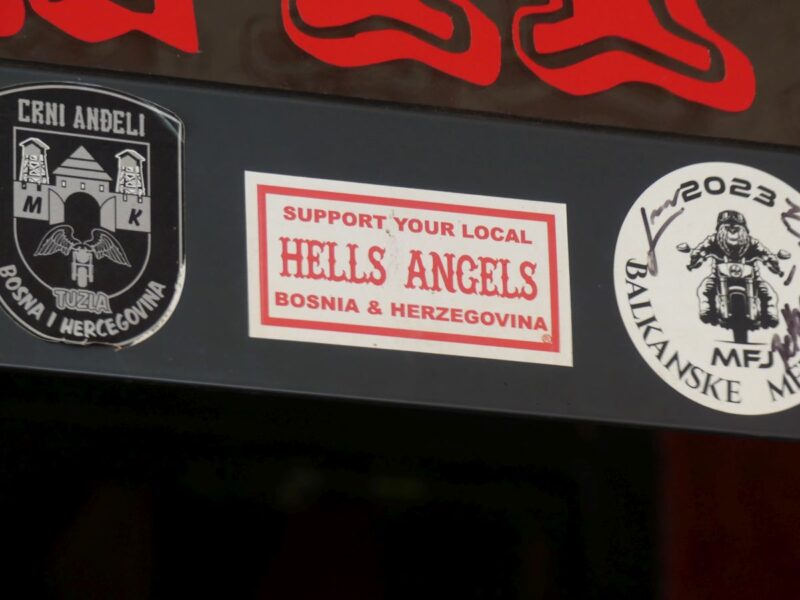 Aufkleber "Support your local Hells Angels"