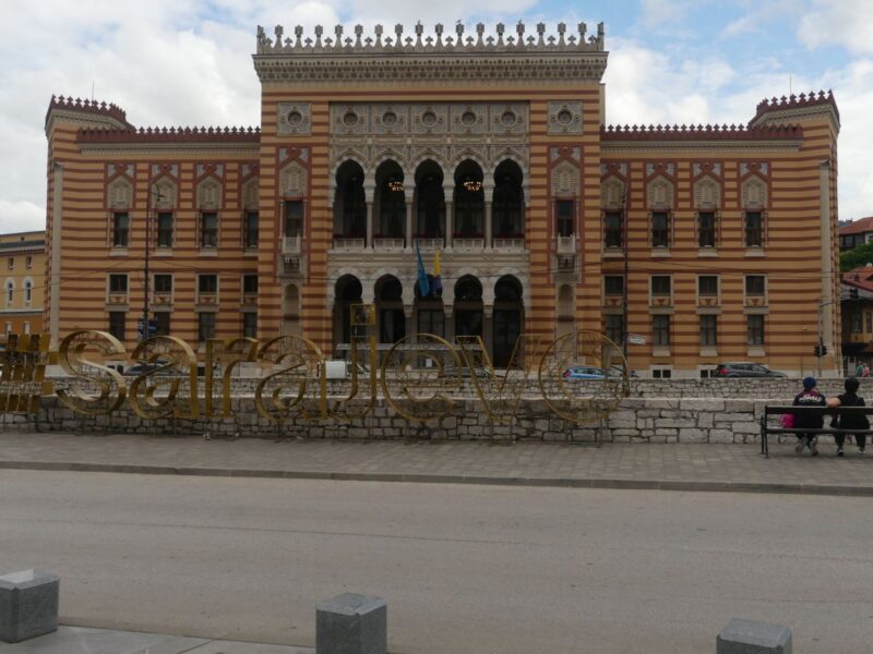 Vijećnica - ehem. Rathaus, heute Staatsbibliothek