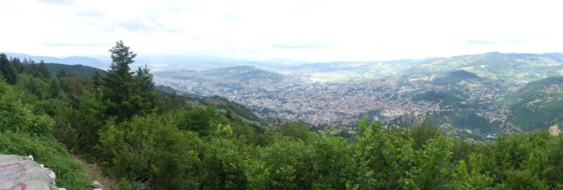 Blick auf Sarajevo